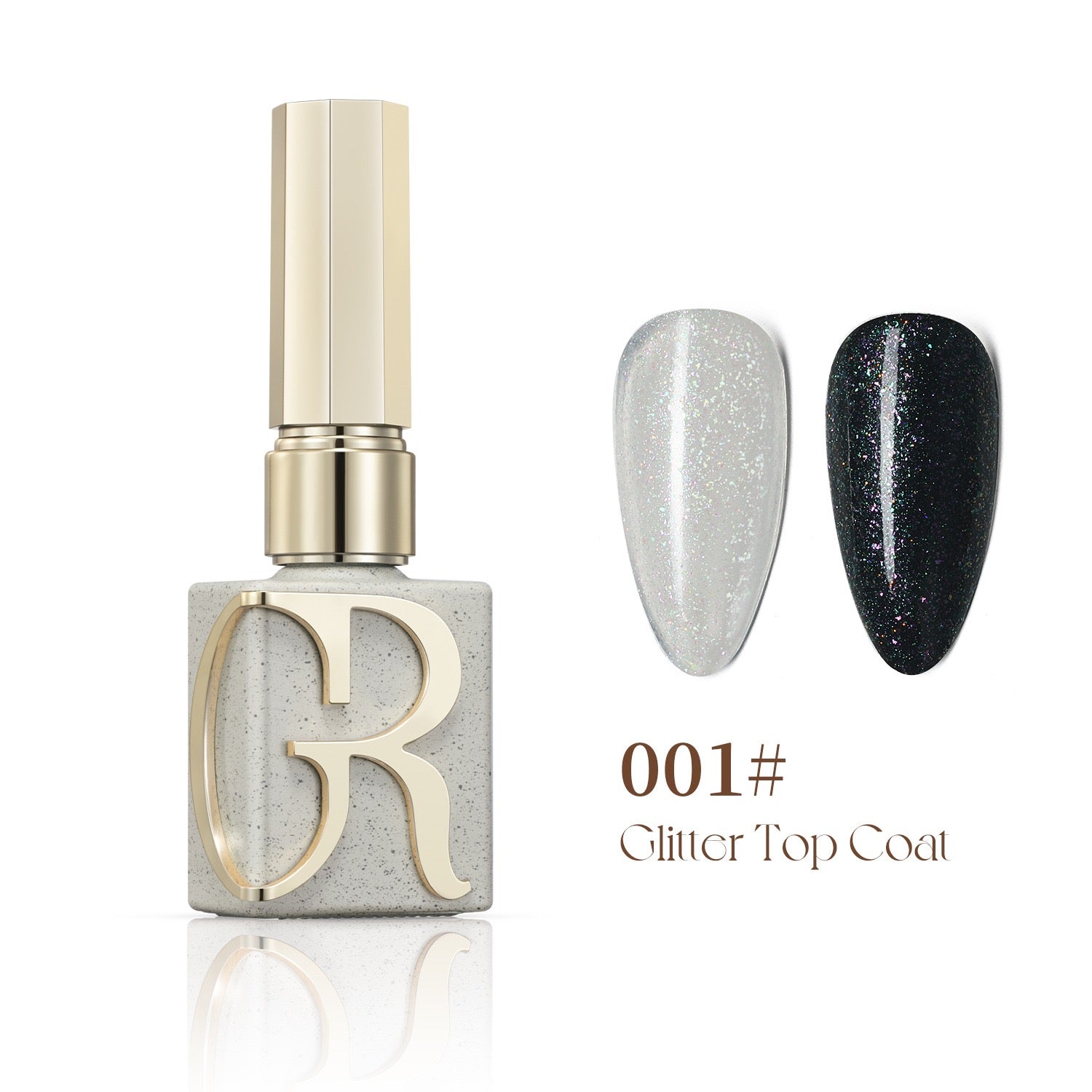 TOP COAT GLITTER #001