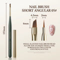 Pinceau Nail BRUSH SHORT ANGULAR 05#