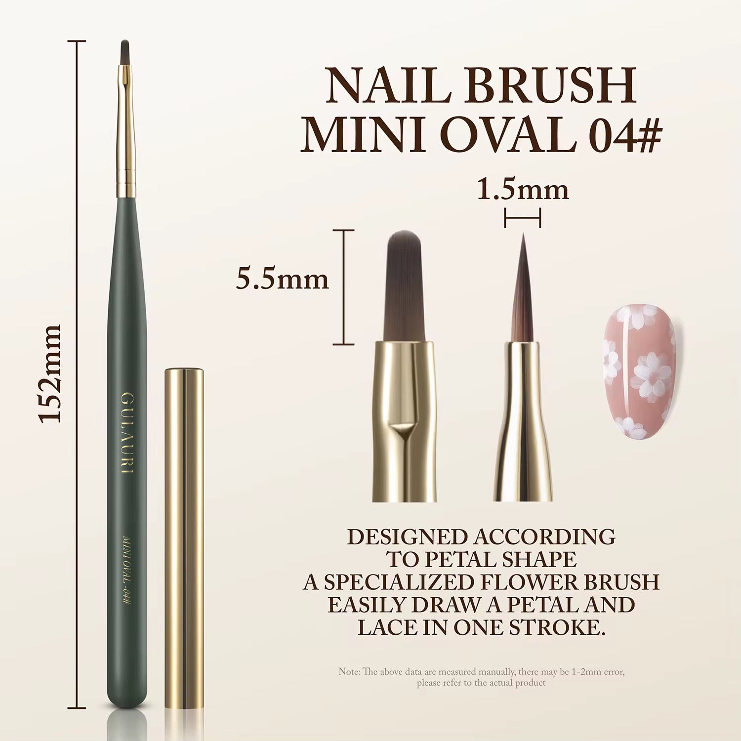Pinceau MINI OVAL 04#