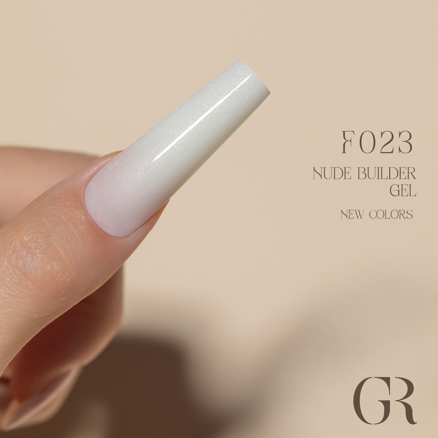 Builder Gel White Glitter 23