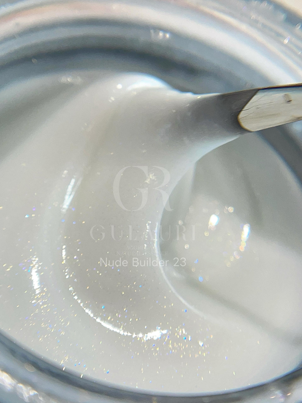 Builder Gel White Glitter 23