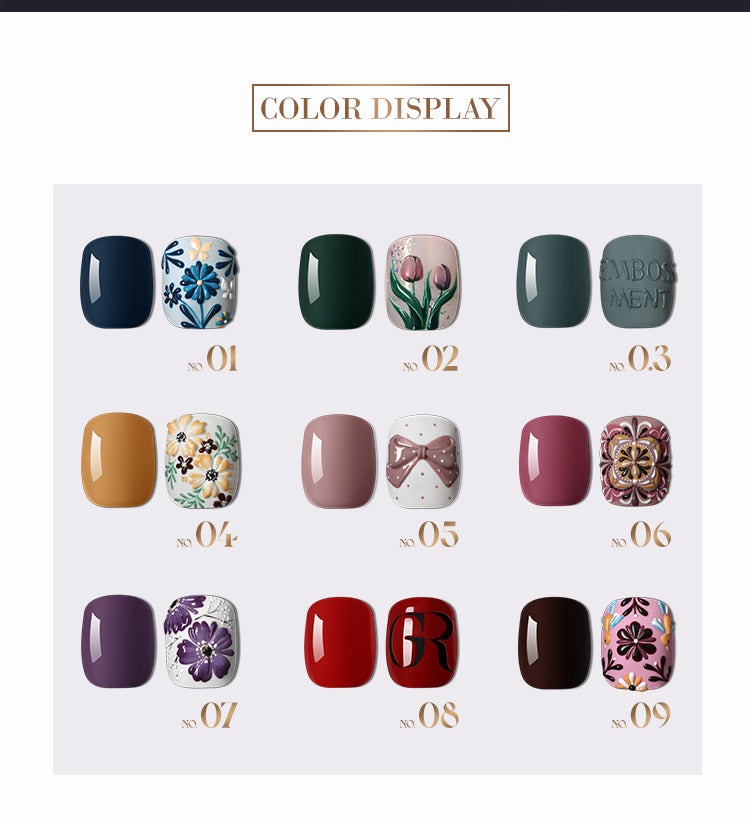 BOX EMBOSSEMENT GEL